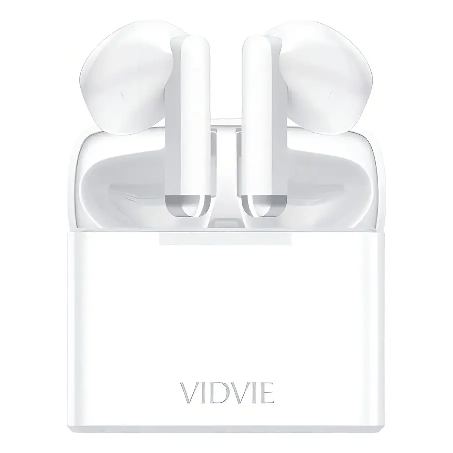Audifonos Bluetooth Vidvie Bt865 Color Blanco Stereo Tws 3
