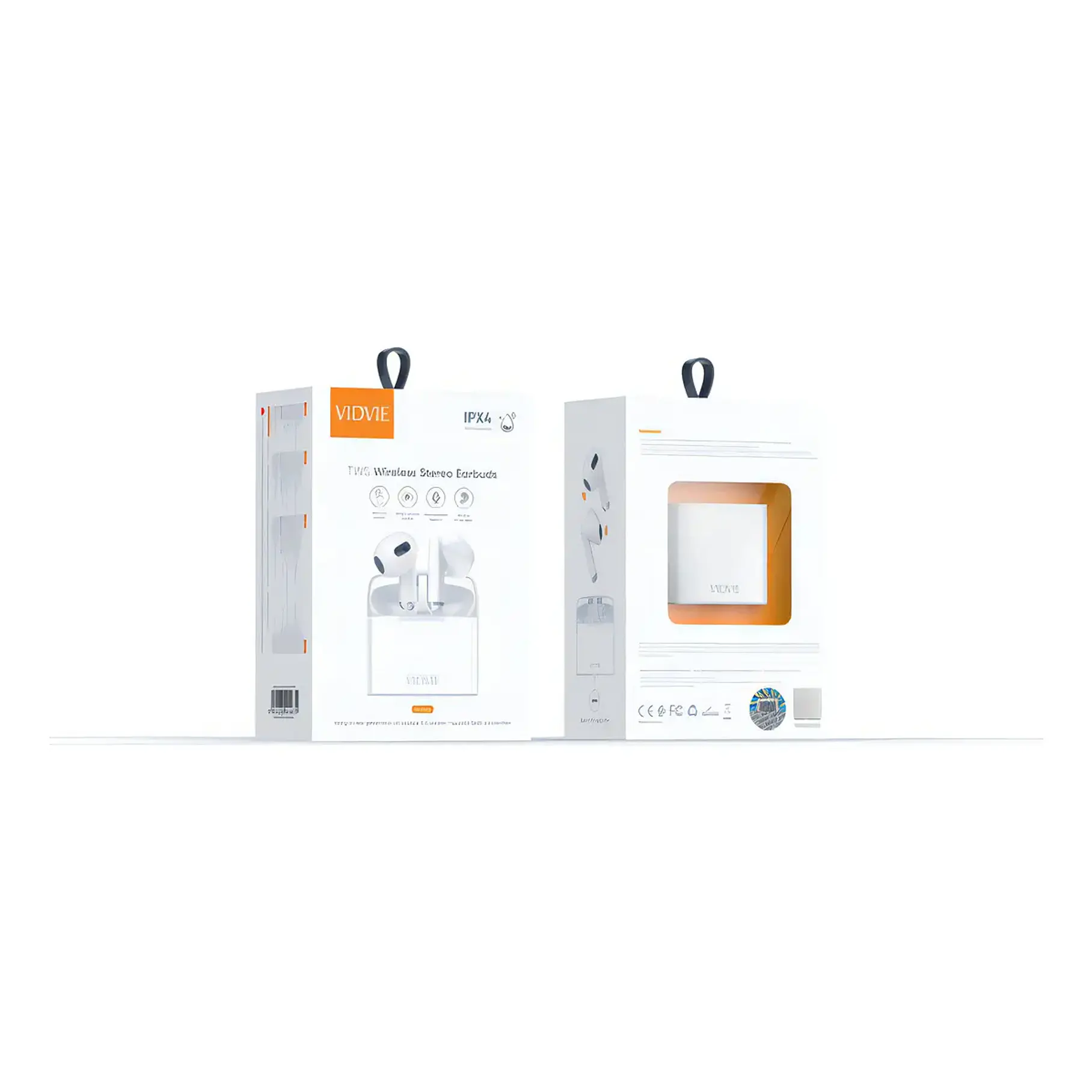 Audifonos Bluetooth Vidvie Bt865 Color Blanco Stereo Tws 5
