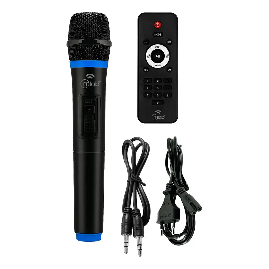 Parlante Karaoke Flaming Chroma Sound 8 Bt/40w Mlab 09479 Color Negro 6