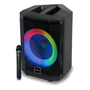 Parlante Karaoke Flaming Chroma Sound 8 Bt/40w Mlab 09479 Color Negro