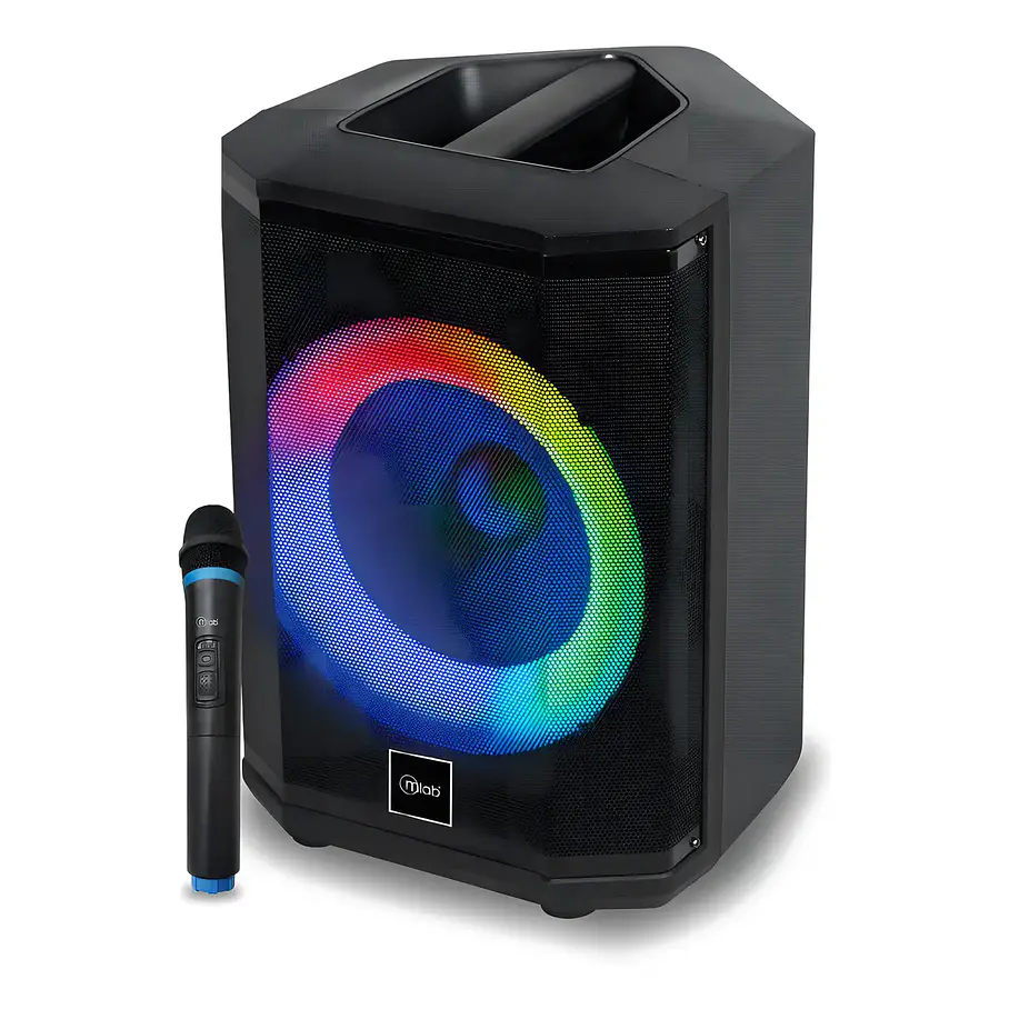 Parlante Karaoke Flaming Chroma Sound 8 Bt/40w Mlab 09479 Color Negro 1