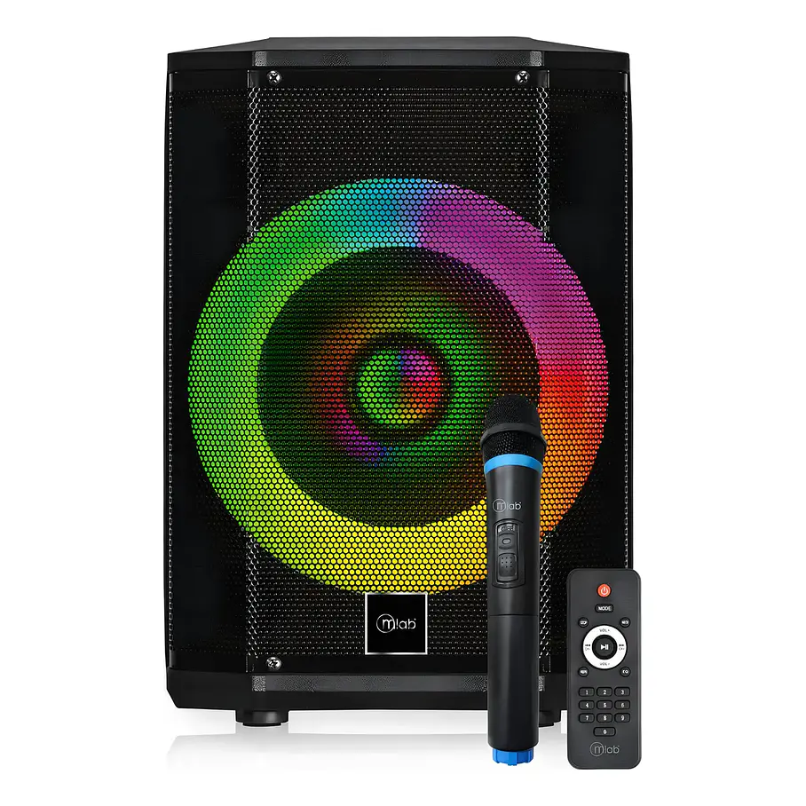 Parlante Karaoke Flaming Chroma Sound 8 Bt/40w Mlab 09479 Color Negro 5