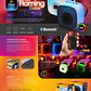 Parlante Portatil RGB Con Porta Celular – Mini Flaming Cube – White/Black - Miniatura 9