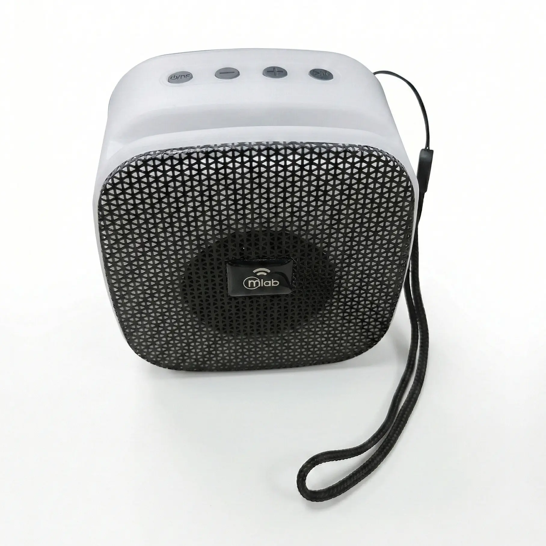 Parlante Portatil RGB Con Porta Celular – Mini Flaming Cube – White/Black 8