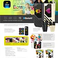Parlante Portatil Voz Karaoke 2 Microfonos Parlante Divertido Voz Dinamica Efectos Pattern Show Voice Bass – Black/White - Miniatura 7