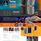 Parlante Portatil Duos 2 en 1 Conexion TWS Twins Magnet BASS – Black/Gray Colores Negro Y Gris. - Miniatura 10