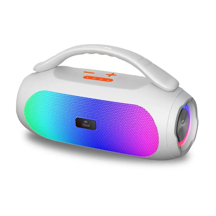 Parlante Portatil  – Power Sound Bass – Black Conexion TWS Bajo 30w Luces RGB MLAB 8
