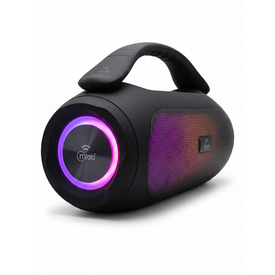 Parlante Portatil  – Power Sound Bass – Black Conexion TWS Bajo 30w Luces RGB MLAB 5