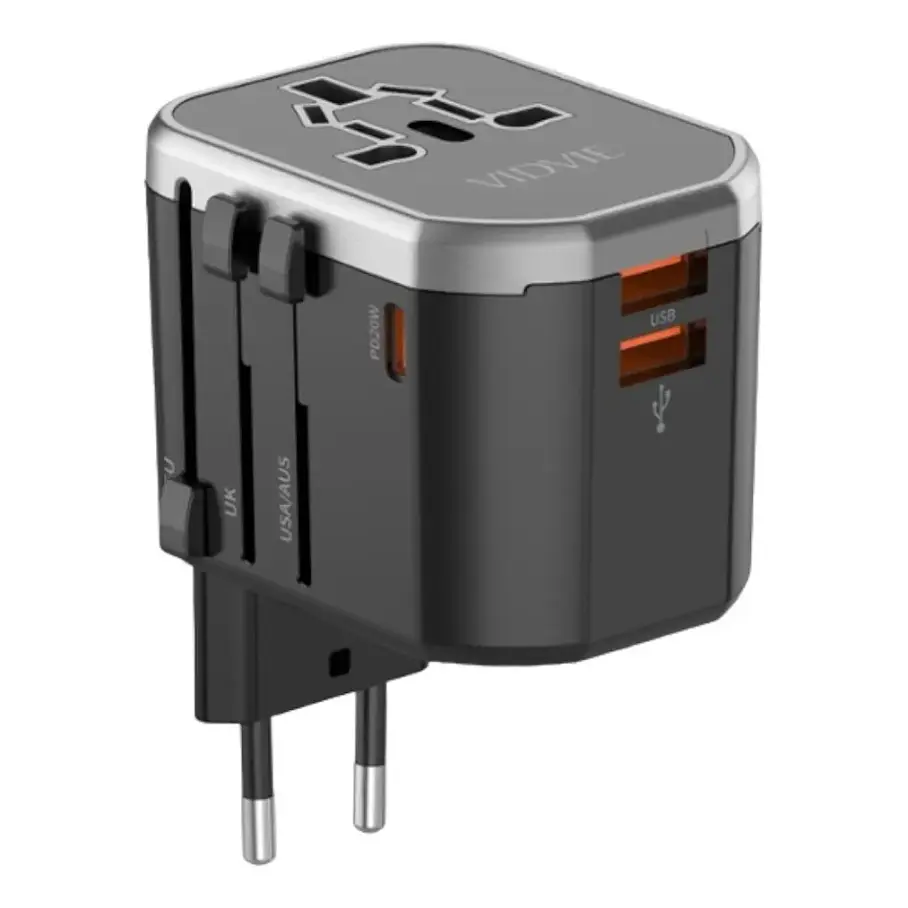 Enchufe universal  Vidvie Premiun Enchufe Viajero 20w 2