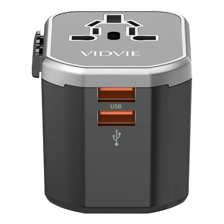 Enchufe universal  Vidvie Premiun Enchufe Viajero 20w 4