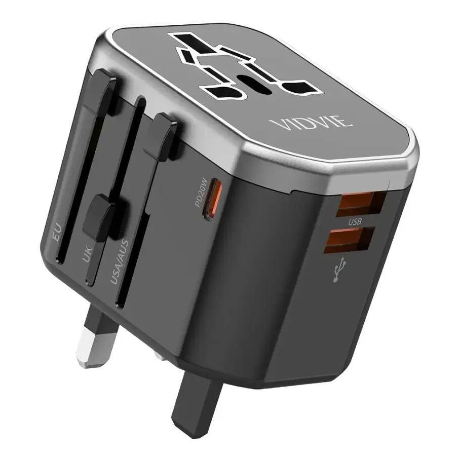 Enchufe universal  Vidvie Premiun Enchufe Viajero 20w 1