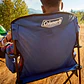 Silla Plegable Cooler Quad Coleman® Azul Silla Camping Resistente  - Miniatura 6