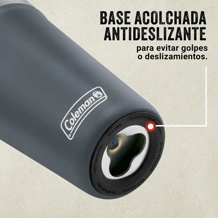 Vaso Termico Coleman Acero Inox. Brew 600ml. Slate Destapador De Botellas  6