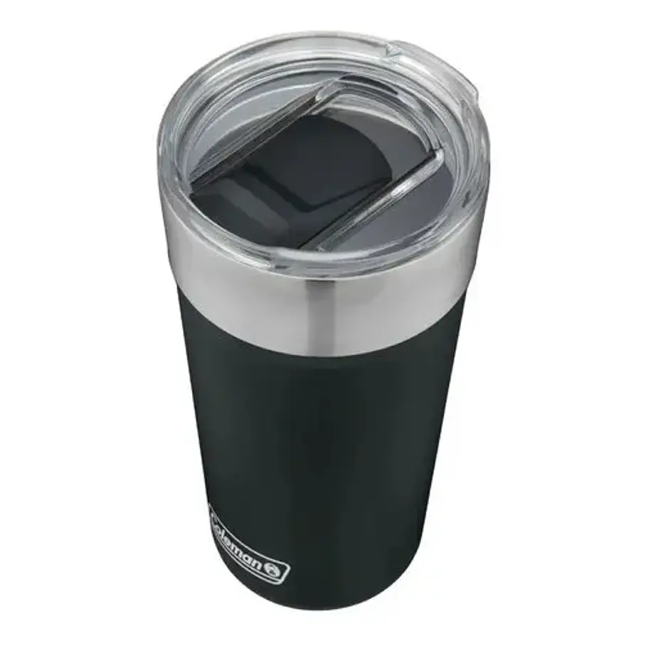 Vaso Termico Coleman Acero Inox Negro 600ml Slate Destapador De Botellas 5