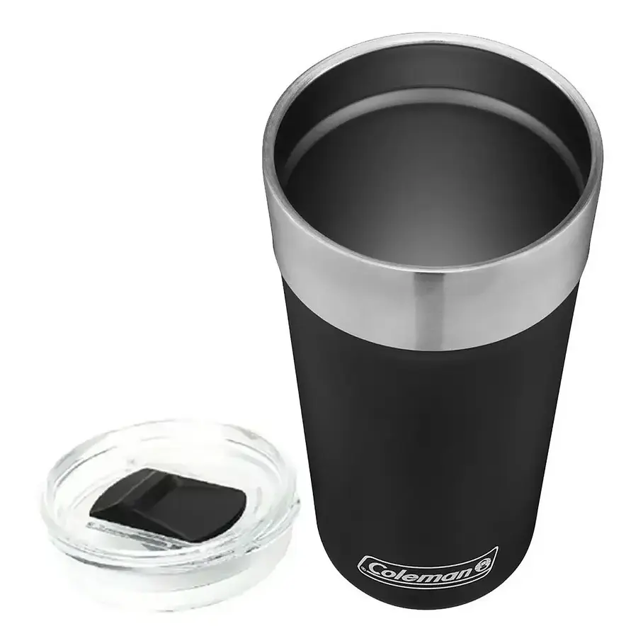 Vaso Termico Coleman Acero Inox Negro 600ml Slate Destapador De Botellas 7
