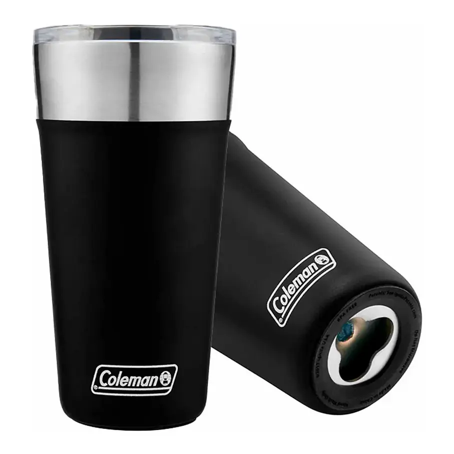 Vaso Termico Coleman Acero Inox Negro 600ml Slate Destapador De Botellas 2