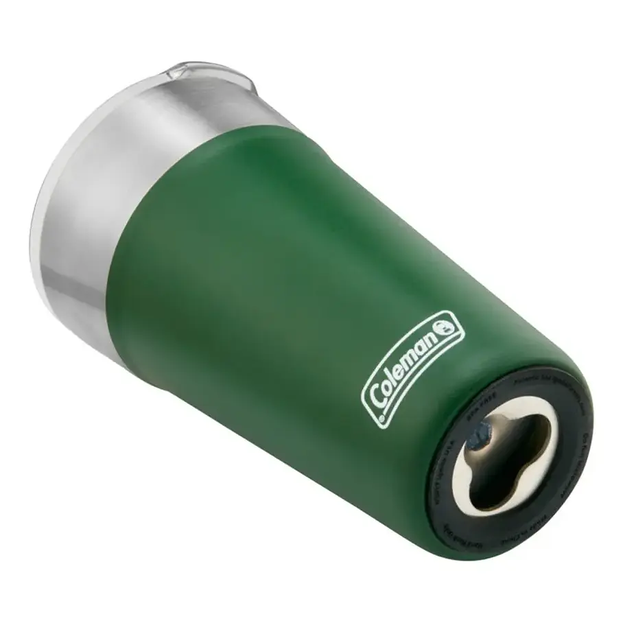Vaso Termico Coleman Acero Inox Verde 600ml Slate Destapador De Botellas. 2