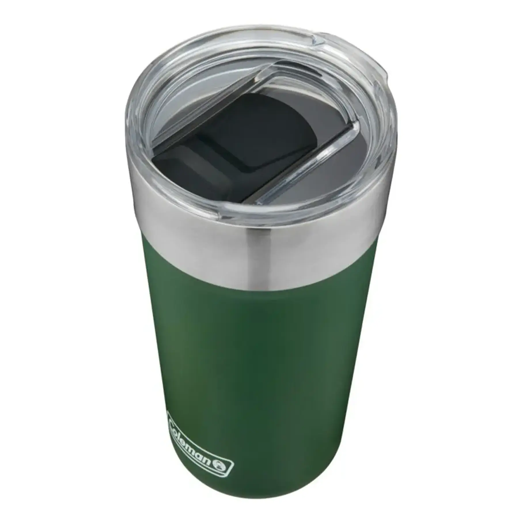 Vaso Termico Coleman Acero Inox Verde 600ml Slate Destapador De Botellas. 3