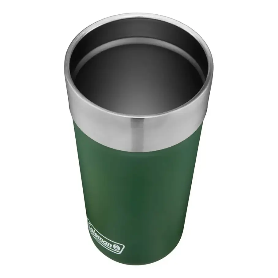 Vaso Termico Coleman Acero Inox Verde 600ml Slate Destapador De Botellas. 5