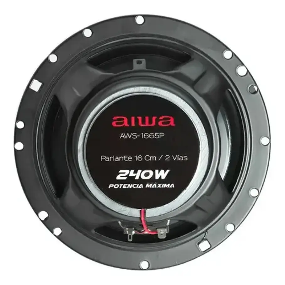 Parlantes Aiwa Para Carro 16cm - 6' 2 Vias 240w Color Negro AWS-1665P 3