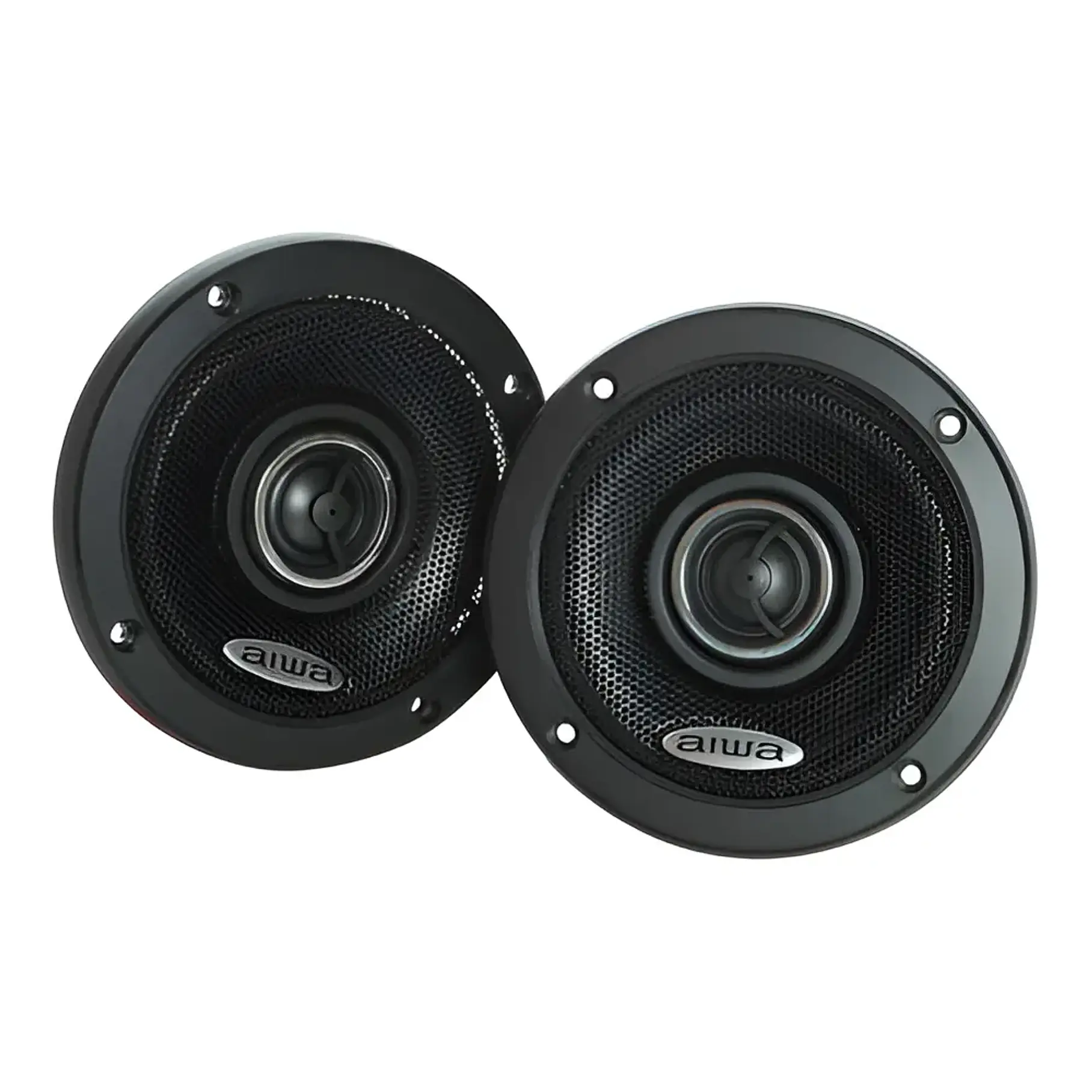 Parlantes Para Auto 10cm 2 Vías 150 Watts Aiwa Aws-1065p Color Negro 1