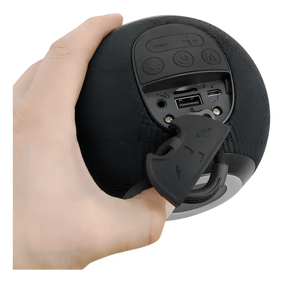 Parlante Mlab Sphere Bass 9299 Tws Bluetooth Fm Usb Tf Negro 6