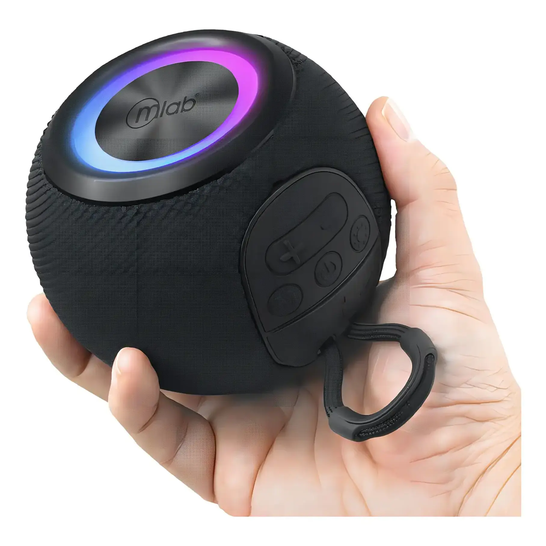 Parlante Mlab Sphere Bass 9299 Tws Bluetooth Fm Usb Tf Negro 4