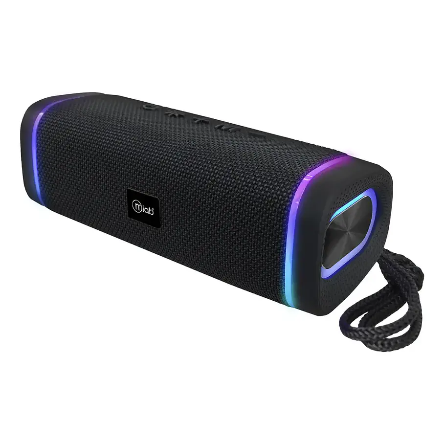 Parlante Mlab Mighty Bass 9300 Tws Bluetooth Fm Usb Tf Negro 3