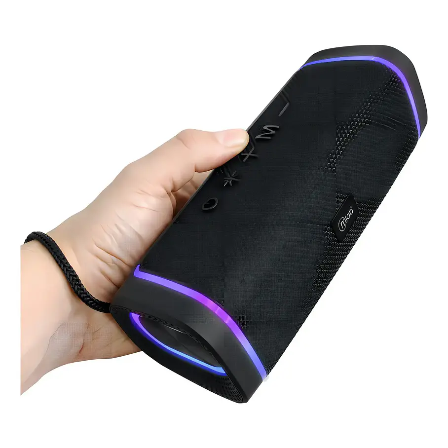 Parlante Mlab Mighty Bass 9300 Tws Bluetooth Fm Usb Tf Negro 4