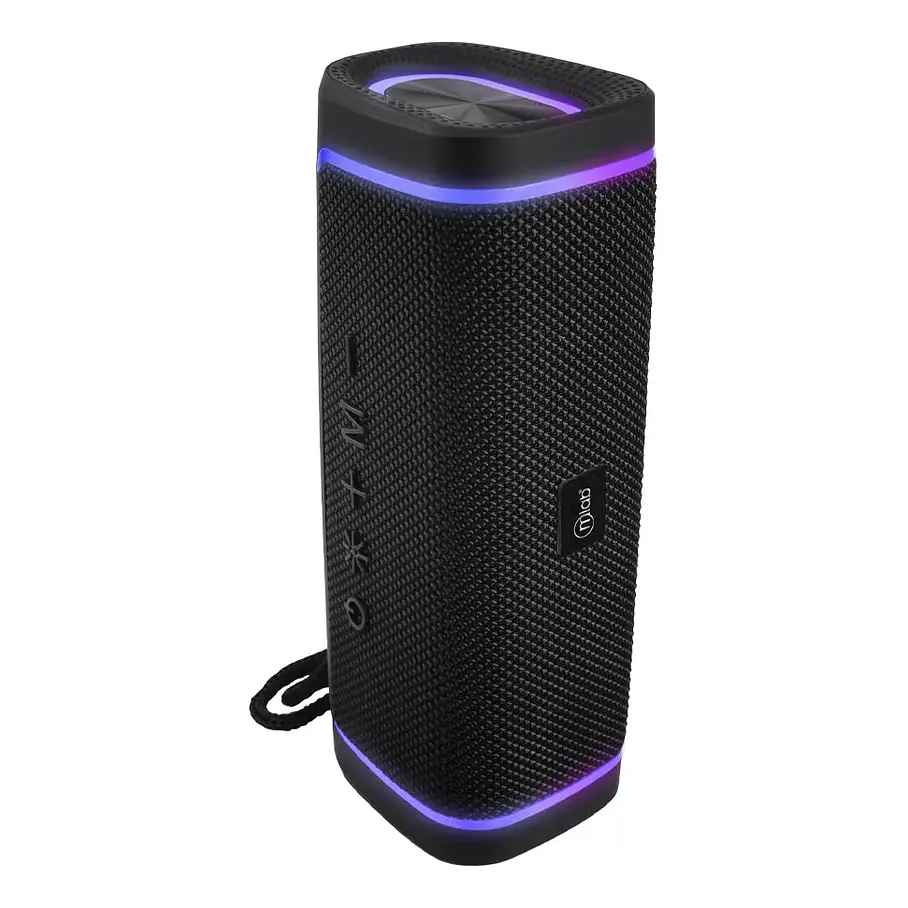 Parlante Mlab Mighty Bass 9300 Tws Bluetooth Fm Usb Tf Negro 5