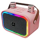 Parlante Mlab My Lil' Dual Voice Colores Rosa Blanco Morado Parlante De Diversion Karaoke Cambio De Voces. - Miniatura 1