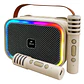 Parlante Mlab My Lil' Dual Voice Colores Rosa Blanco Morado Parlante De Diversion Karaoke Cambio De Voces. - Miniatura 4