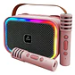 Parlante Mlab My Lil' Dual Voice Colores Rosa Blanco Morado Parlante De Diversion Karaoke Cambio De Voces. - Miniatura 6