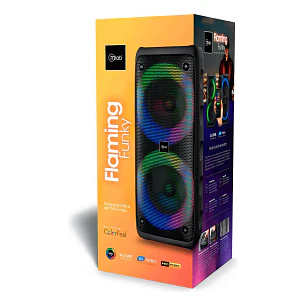 Parlante Tws Flaming Funky Mlab - 9308 Color Negro Dance Colorfeel Conexion TWS Parlante 