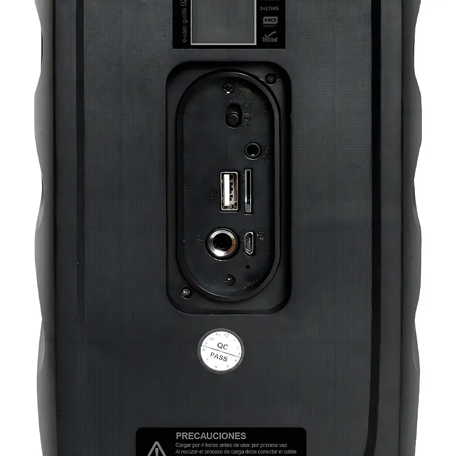 Parlante Tws Flaming Funky Mlab - 9308 Color Negro Dance Colorfeel Conexion TWS Parlante  2