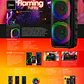 Parlante Tws Flaming Funky Mlab - 9308 Color Negro Dance Colorfeel Conexion TWS Parlante  - Miniatura 8
