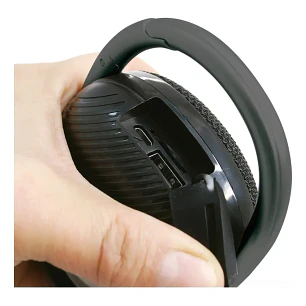 Parlante Portatil Tws Live Bass Mlab 09298 Color Negro Con Gancho