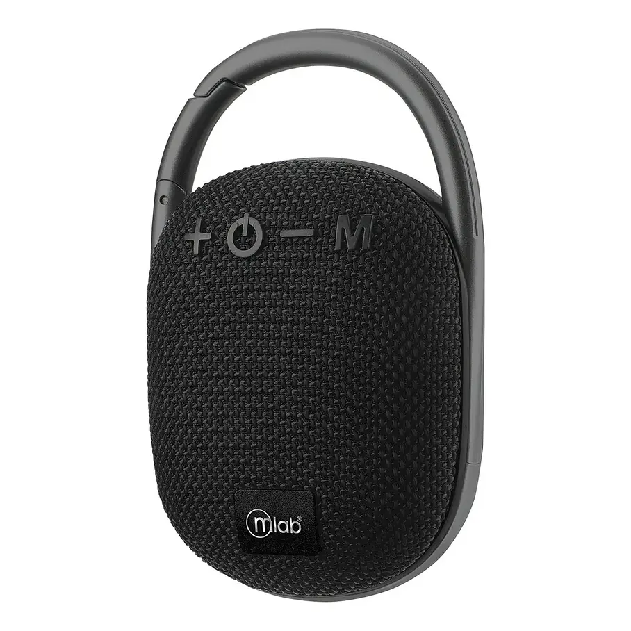 Parlante Portatil Tws Live Bass Mlab 09298 Color Negro Con Gancho 5