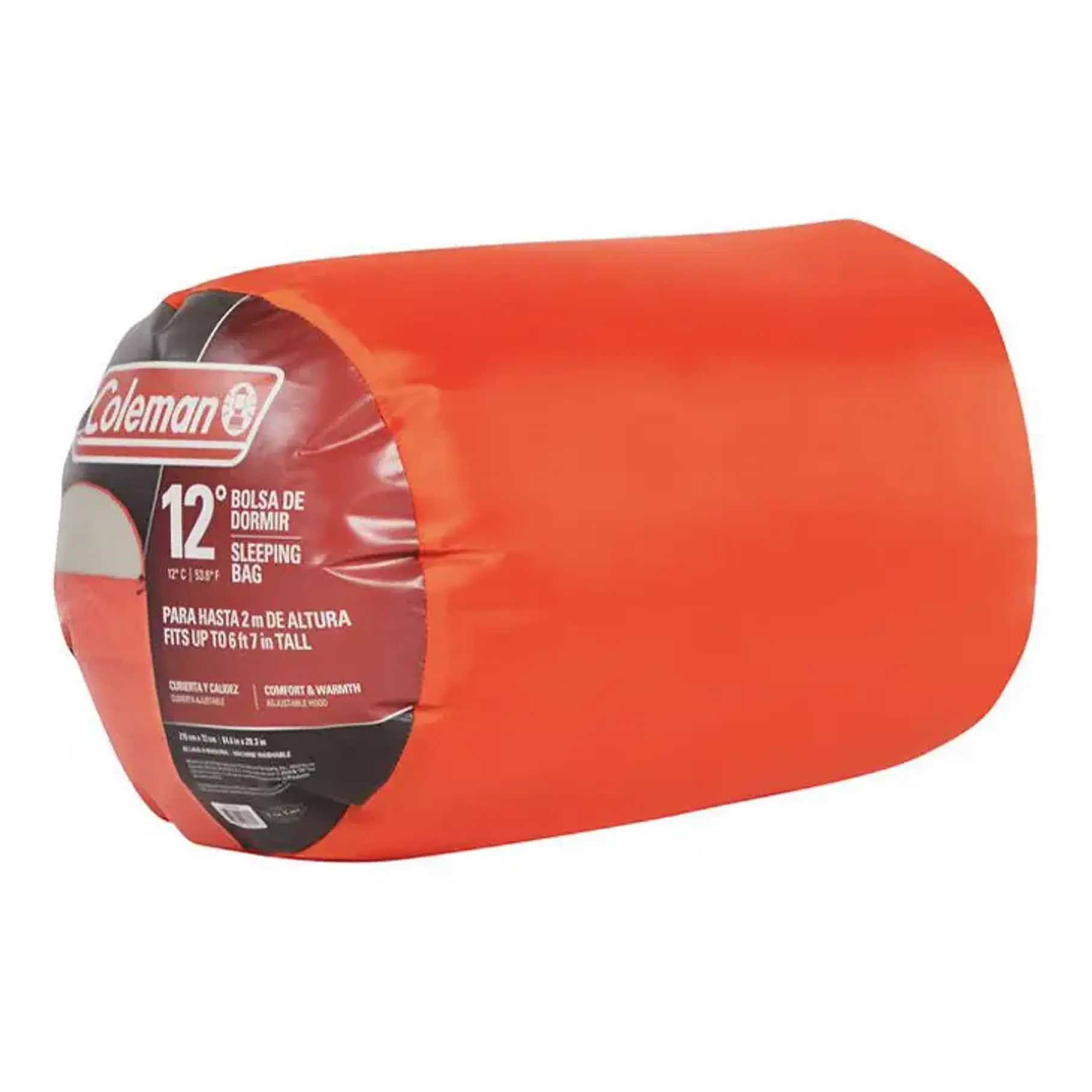 Saco De Dormir Breeze Hood Coleman® Rojo Lateral Saco Para Camping Carpas  3