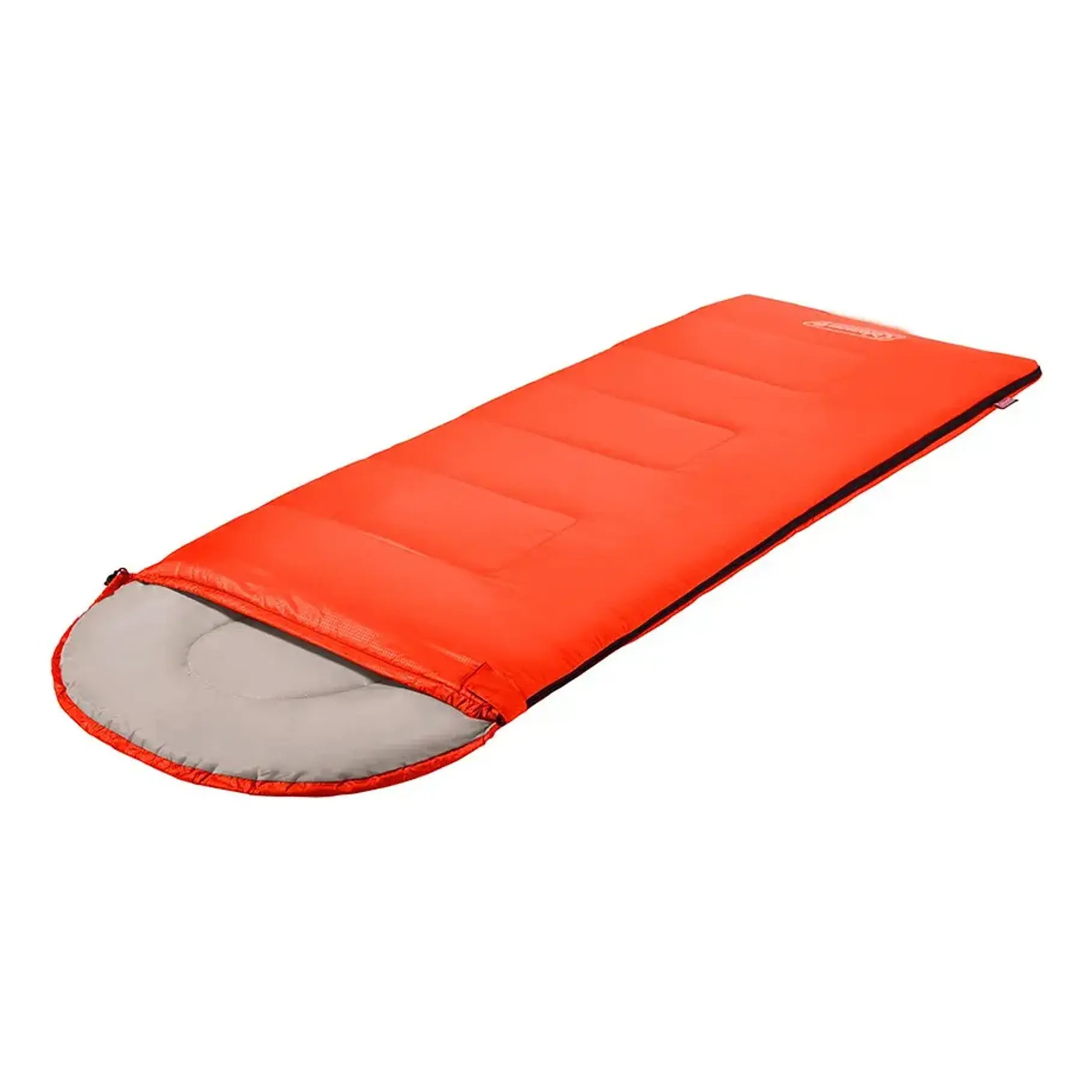 Saco De Dormir Breeze Hood Coleman® Rojo Lateral Saco Para Camping Carpas  4