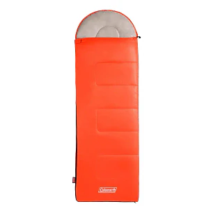 Saco De Dormir Breeze Hood Coleman® Rojo Lateral Saco Para Camping Carpas 