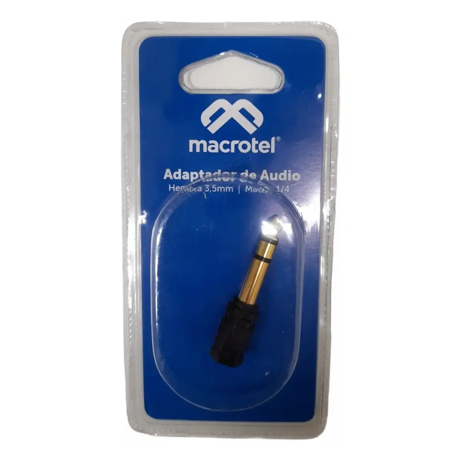 Adaptador De Audio Hembra 3,5mm A Macho 1/4 // Macrotel 097 2