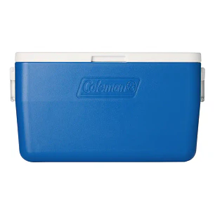 Cooler Chiller Coleman Capacidad 48 QT / 45 Lt Azul Cooler Nevera Azul Claro Rigida Duradera