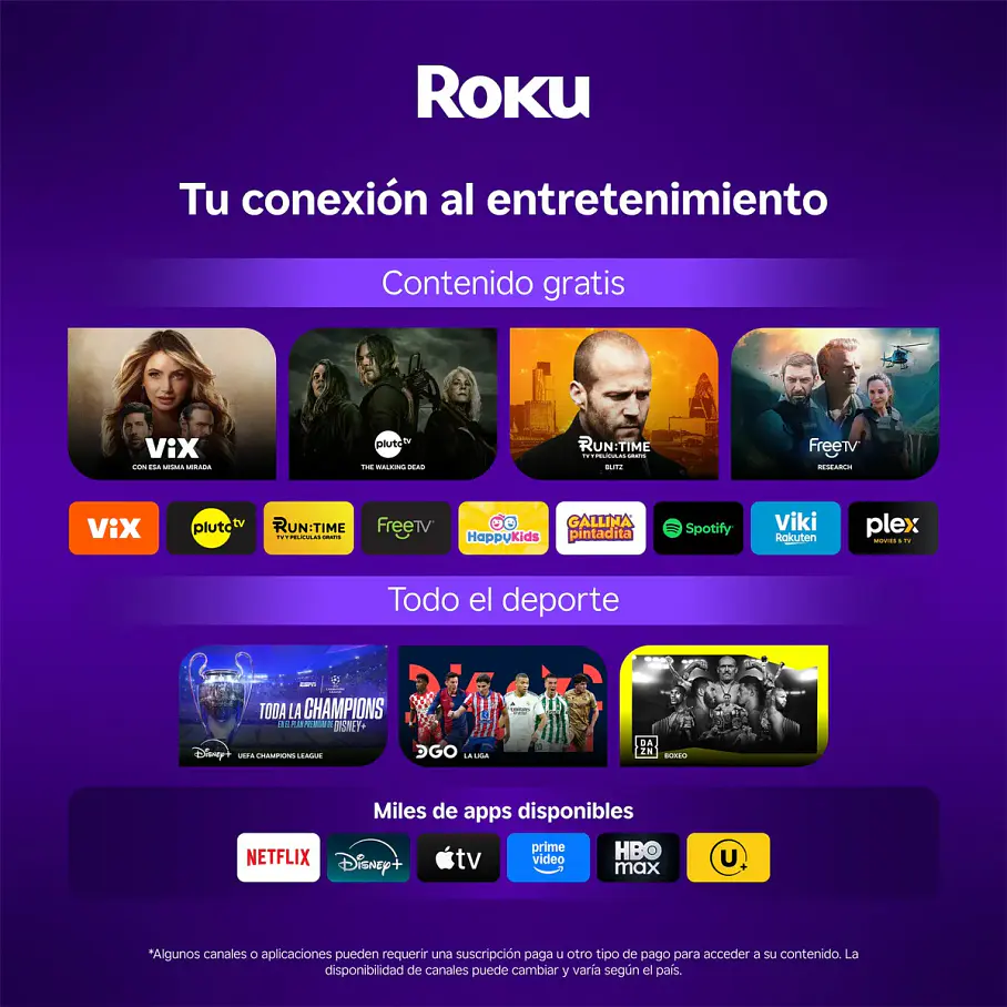 Roku Premiere 4k HDR Alta Calidad HDMI Reacondicionado  8
