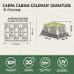 Carpa Cabina Coleman® Instant Para 10 Personas Verde Camping Aventura Alta Calidad - Miniatura 9