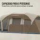 Carpa Cabina Coleman® Weathermaster Para 6 Personas Camping Aventura Carpa - Miniatura 6