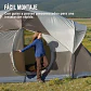 Carpa Cabina Coleman® Weathermaster Para 6 Personas Camping Aventura Carpa - Miniatura 7
