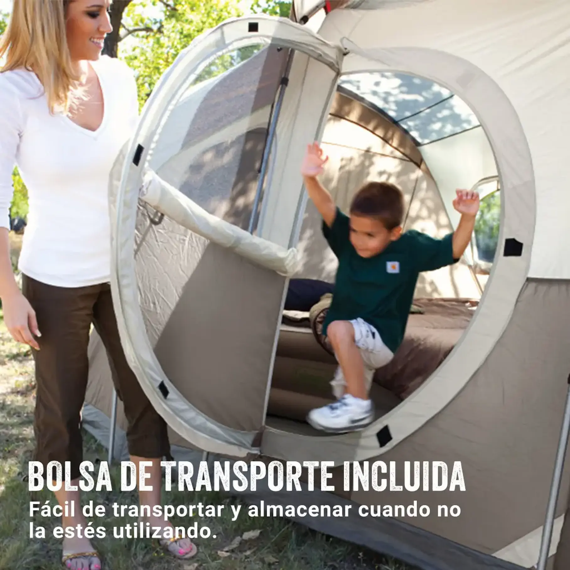 Carpa Cabina Coleman® Weathermaster Para 6 Personas Camping Aventura Carpa 9