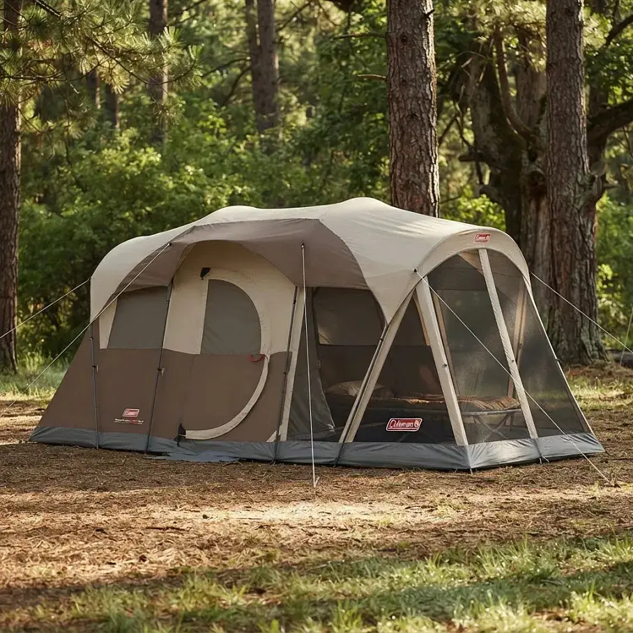 Carpa Cabina Coleman® Weathermaster Para 6 Personas Camping Aventura Carpa 10