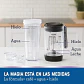 Cafetera Frappé Oster® Con Licuadora Bvstdc03b Coffemaker Frappe 3 En 1  - Miniatura 5